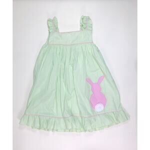 GIRLS BUNNY EASTER SPRING DRESS SIZE 2T